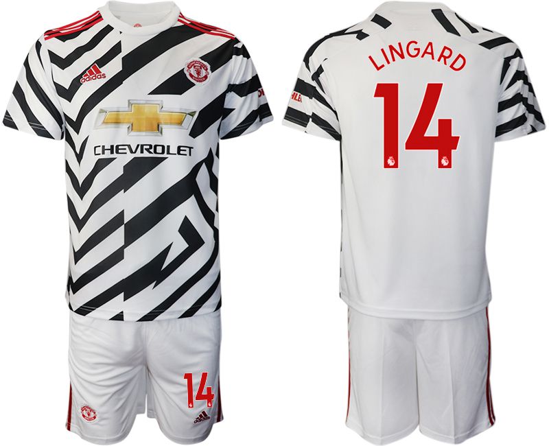 Men 2020-2021 club Manchester united away #14 white Soccer Jerseys->manchester united jersey->Soccer Club Jersey